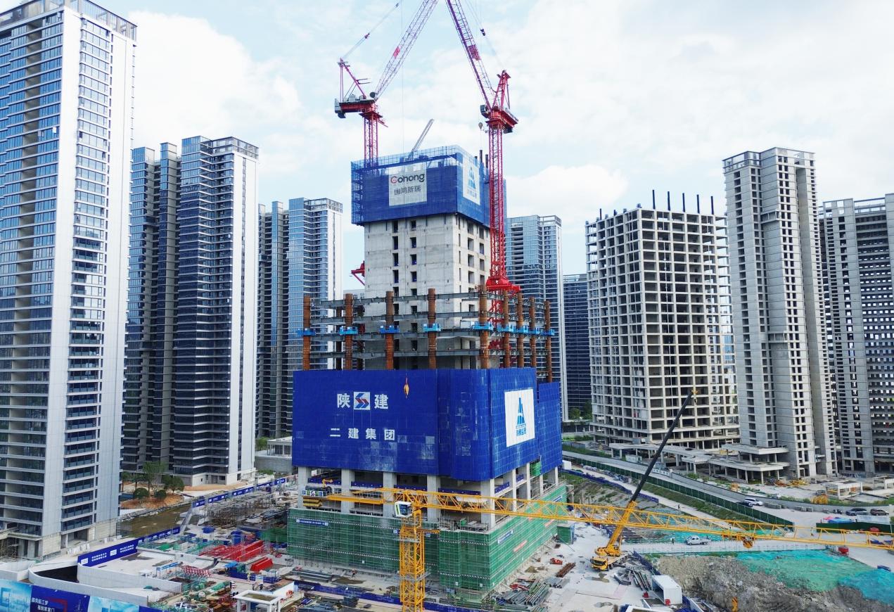 铁军精诚筑精品凝心聚力勇争先——陕建二建集团2024年重点工程建设回眸(图1)