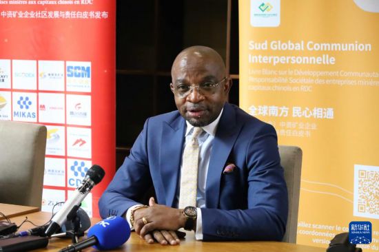 专访｜刚果（金）正在同中国加强在职业培训领域合作——访刚果（金）国务部长利孔比奥(图1)