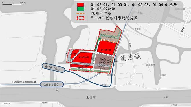 总投资约28亿水乡客厅创智引擎二期商办地块新建工程施工招标(图5)