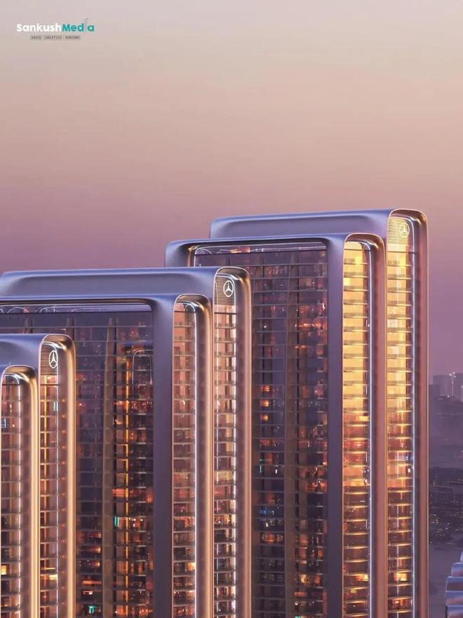 迪拜顶豪新标杆✨奔驰联名豪宅来袭！迈巴赫内饰永久产权可全球购(图5)