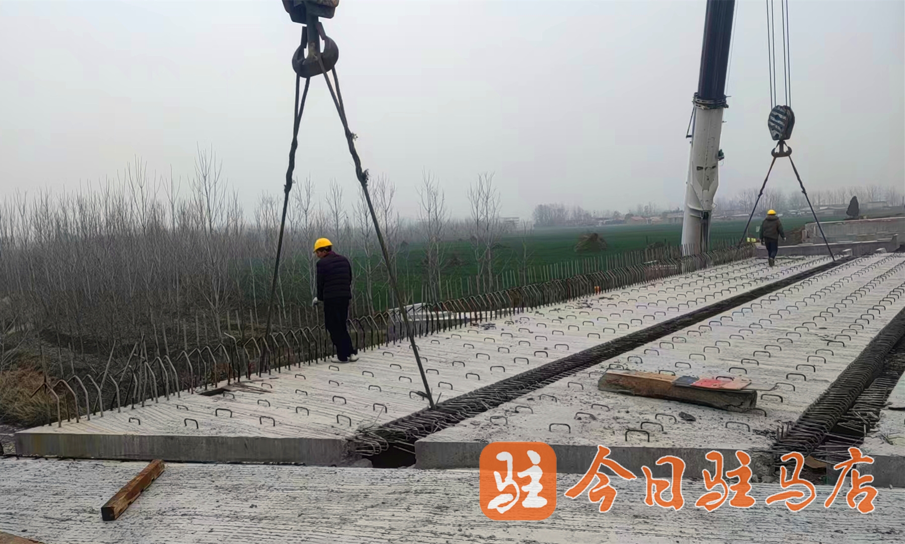 国道107驻马店境东移改建工程南段桥梁施工稳步推进(图1)