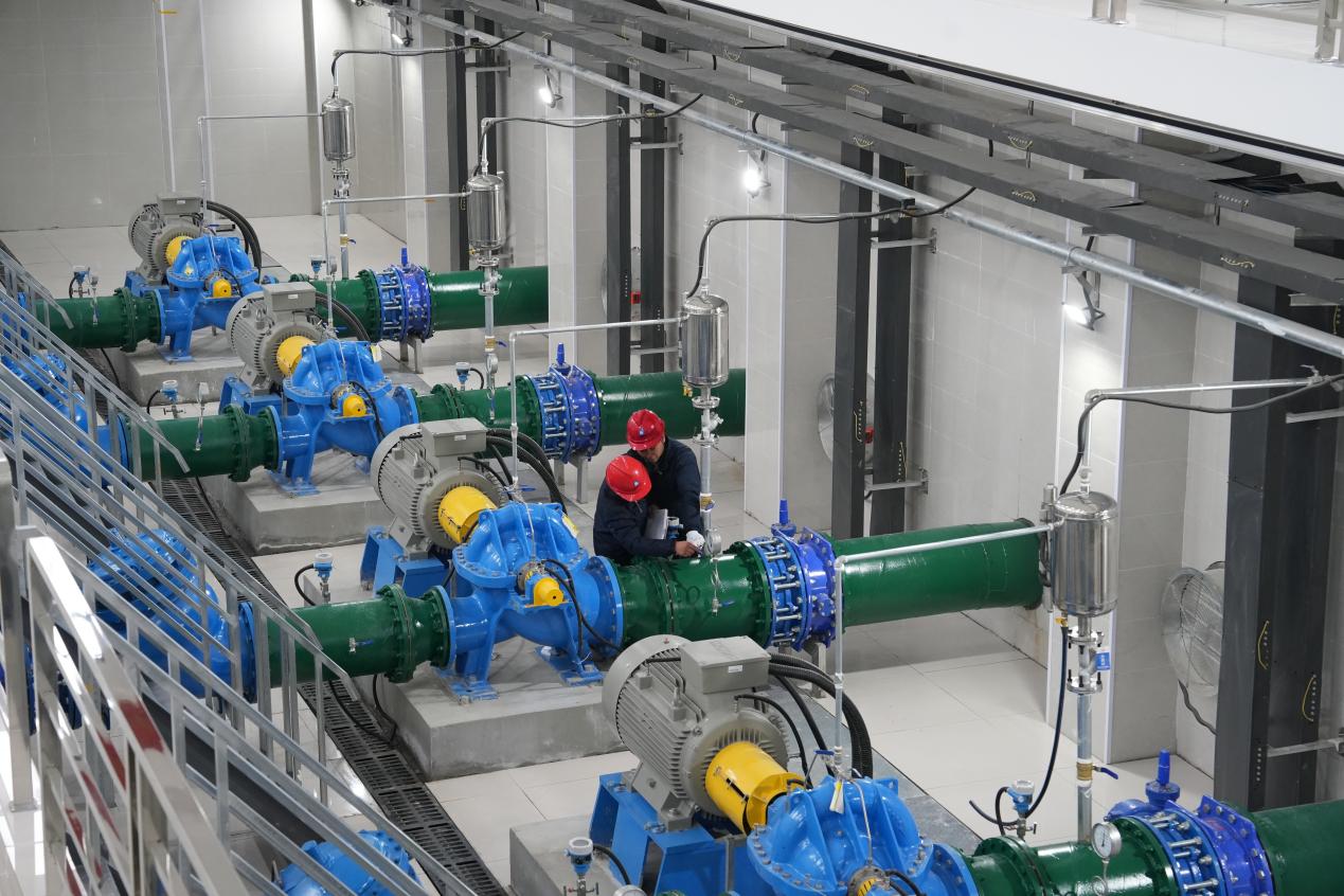 肥西城鄉供水一體化一期工程通水並網(图1)