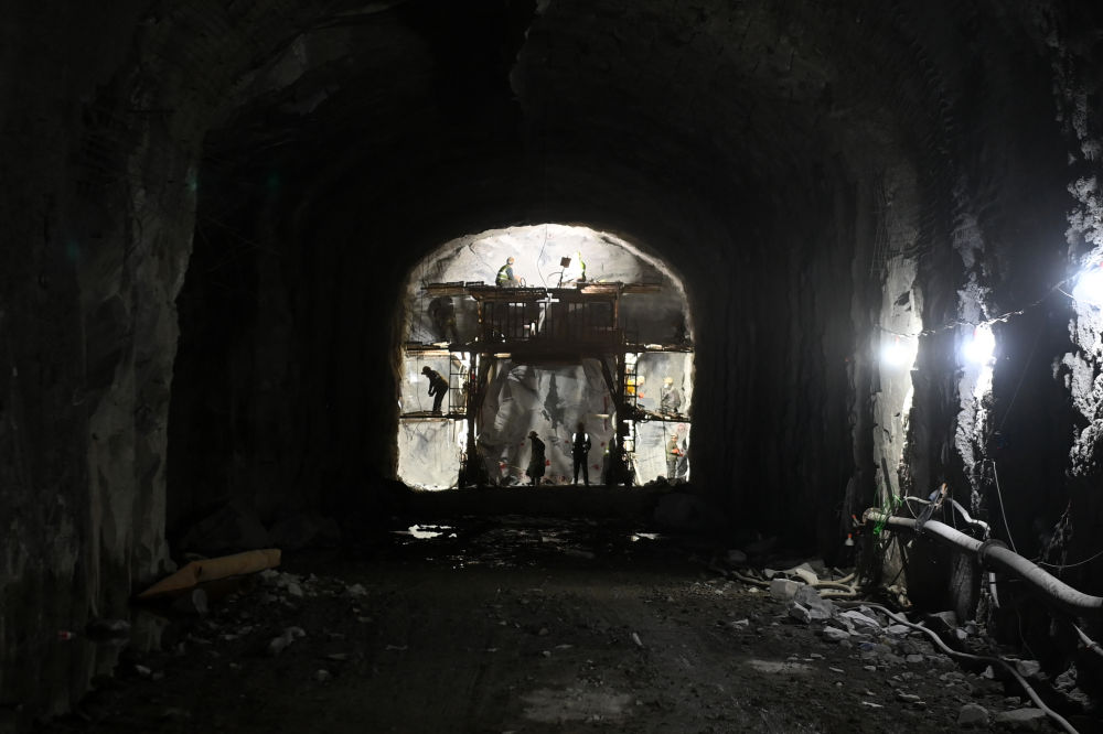 在地下560米深处见证高放废物处置实验室建设现场-新华网(图2)