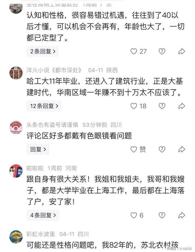 哈工大毕业失业四五年被吐槽！网友：农村大学生大多数过得比较差(图3)