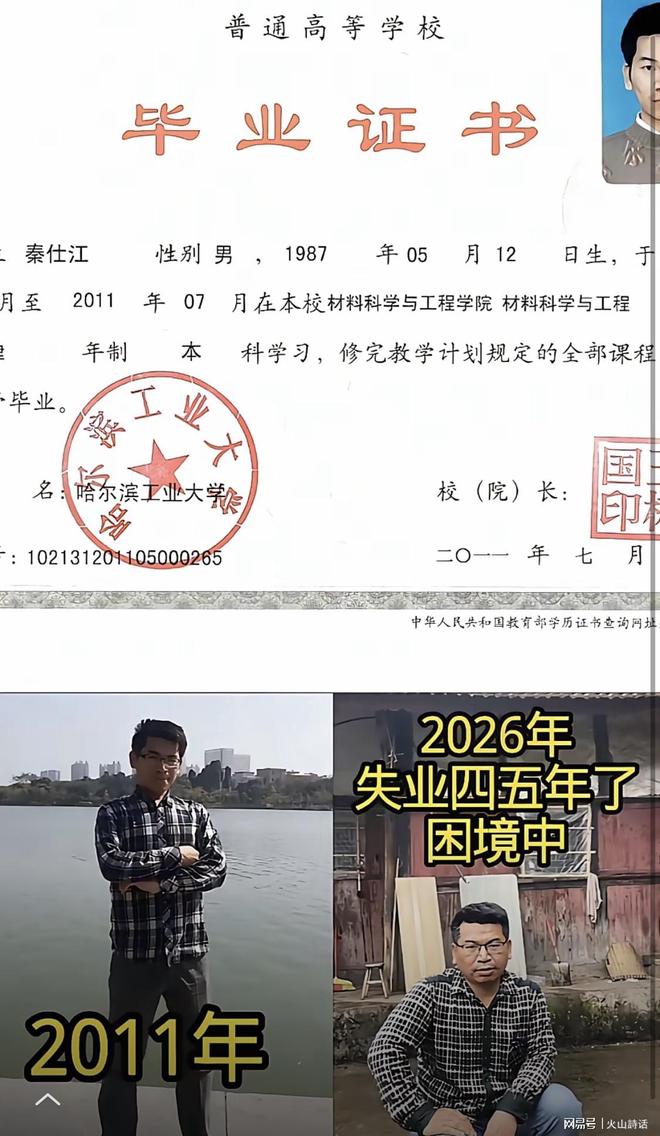 哈工大毕业失业四五年被吐槽！网友：农村大学生大多数过得比较差(图6)