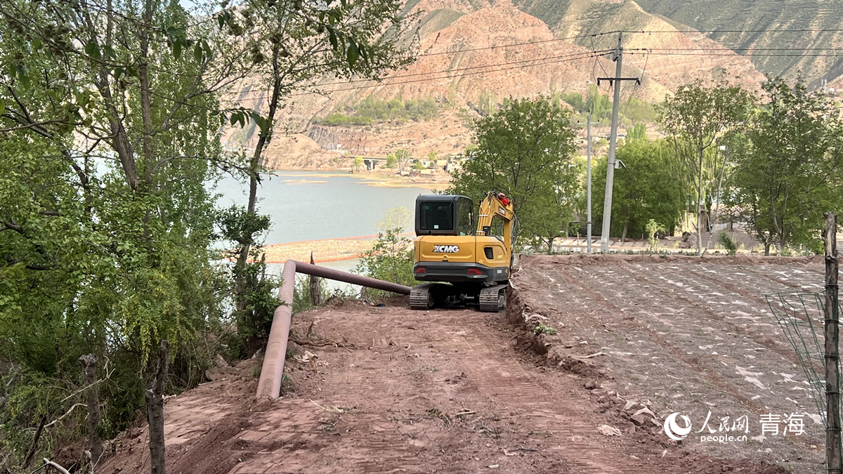 青海循化：永久灌溉工程正在推進(图1)